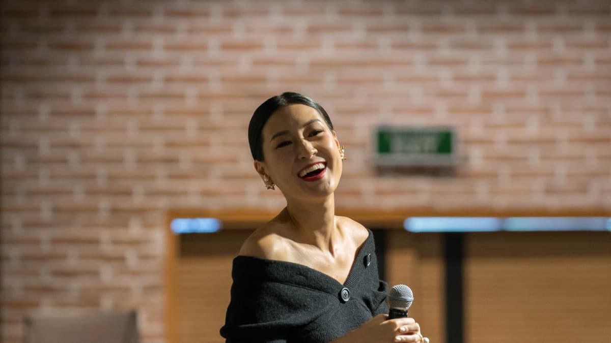 Kathy Uyen speaking at TEDx